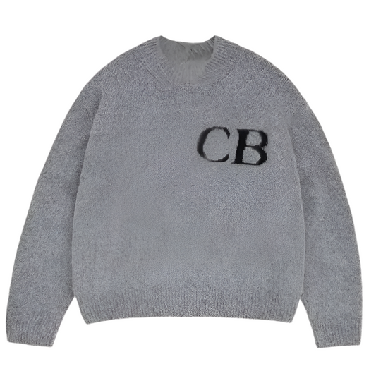 Grey CB Knit Pullover