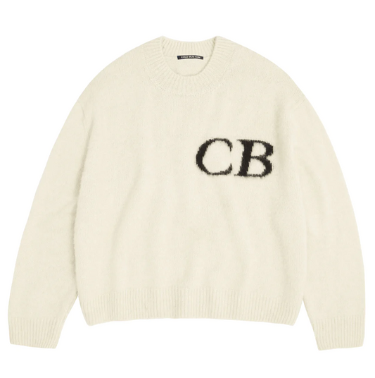 Ivory CB Knit Pullover