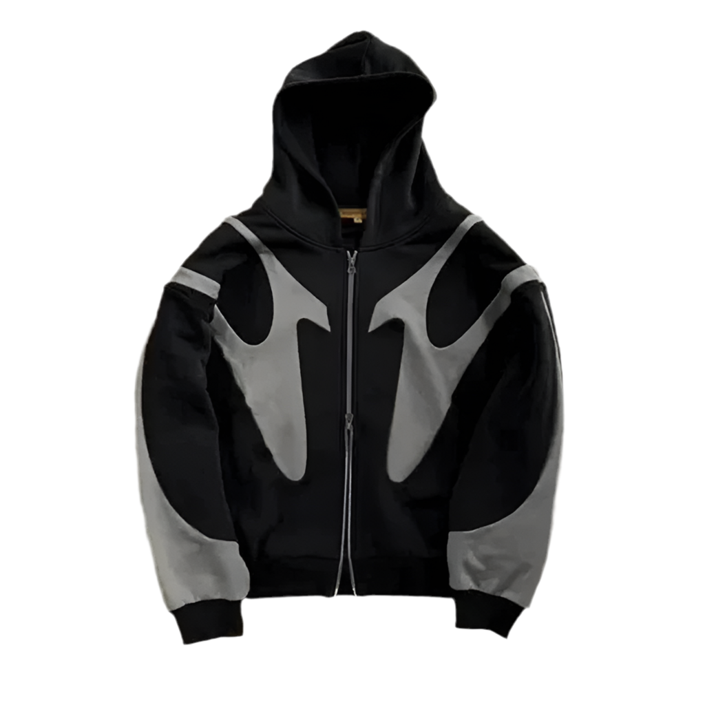 Pattern Zip Hoodie - Dripplus