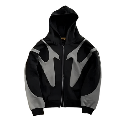 Pattern Zip Hoodie - Dripplus