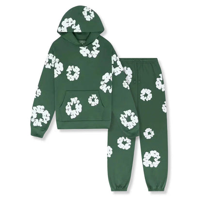 Flower Tracksuit - Hoodie + Joggers