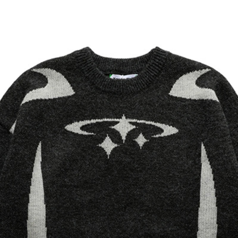 Knited Star Graphic Pullover - Dripplus