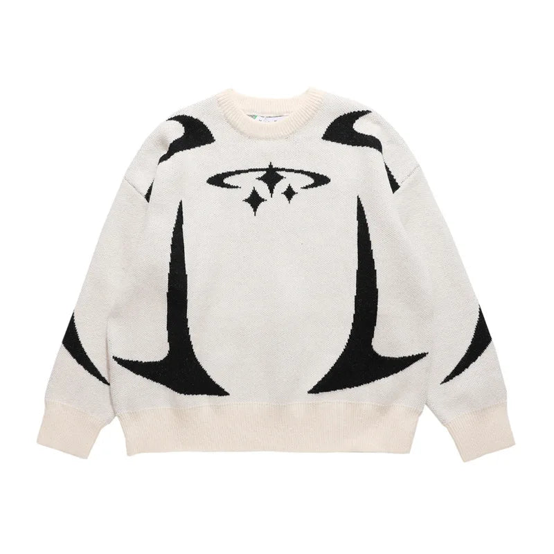 Knited Star Graphic Pullover - Dripplus